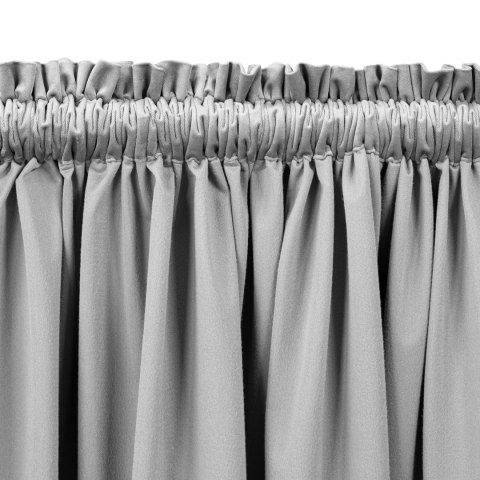 Zasłona VILA kolor beżowy styl klasyczny tunel 5 cm z grzywką 3 cm velvet 530x300 Homede - CURT/HOM/VILA/VELVET/TUNNEL/F/30/BEIG