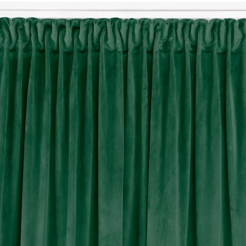 Zasłona VILA kolor butelkowa zieleń styl klasyczny taśma smok transparentna 5 cm velvet 530x300 Homede - CURT/HOM/VILA/VELVET/PL