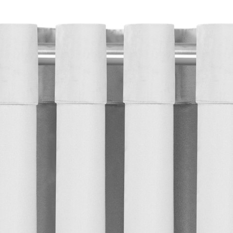 Zasłona VILA kolor butelkowa zieleń styl klasyczny srebrne przelotki metalowe srebrne velvet 530x175 Homede - CURT/HOM/VILA/VELV