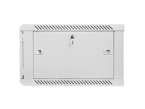 Szafa instalacyjna wisząca 19 cali 6U 600X600mm (drzwi szklane) szara