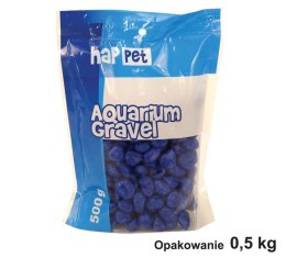 Żwirek do akwarium Happet zielony 1.5cm 0.5kg