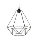 Lampa wisząca Paris Diamond 35 cm czarnaStylowa lampa wisząca druciak w kolorze czarnym, w stylu industrialnym loft 35 cm