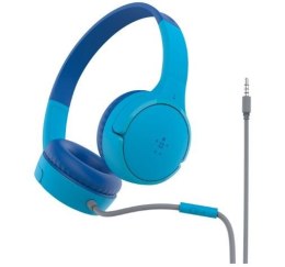 Słuchawki SOUNDFORM Mini Nauszne Przewodowe Niebieskie Dla Dzieci