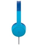 Słuchawki SOUNDFORM Mini Nauszne Przewodowe Niebieskie Dla Dzieci