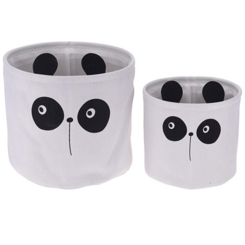 Pojemniki na zabawki 2 szt wzór 2 Komplet pojemników, koszy do przechowywania zabawek i innych akcesoriów z motywem zwierząt o w