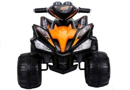 Quad Pojazd Na Akumulator Dla Dziecka Terenowy Światła LED Panel MP3 Czarny