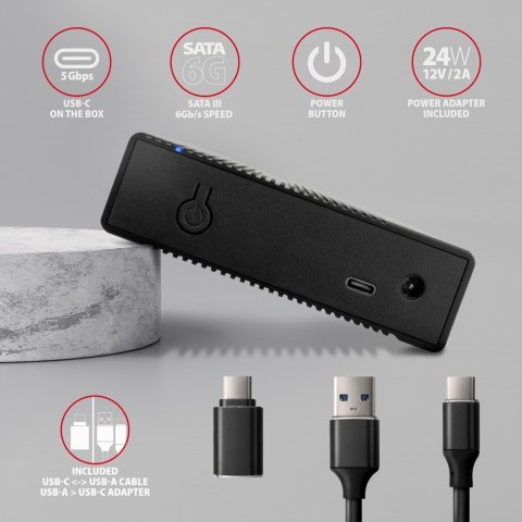 EE35-GTR Obudowa zewnętrzna aluminiowa USB3.2 Gen1 - SATA 6G 3.5 cala