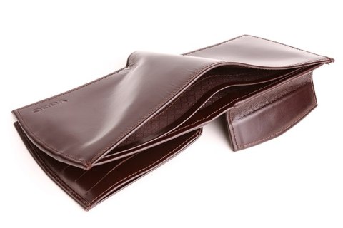 Portfel skórzany męski PPM1 BROWN