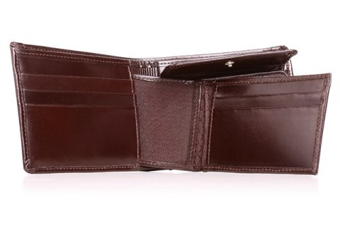 Skórzany portfel męski PPM6 BROWN