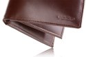 Skórzany portfel męski PPM6 BROWN
