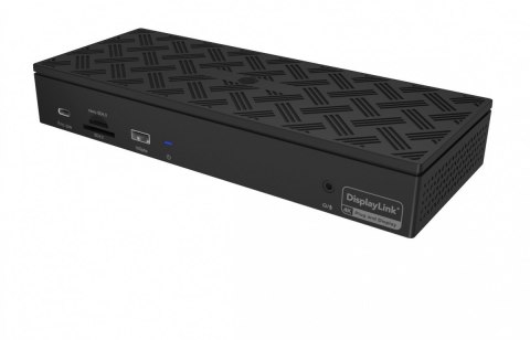 Stacja dokująca IB-DK2288AC 13in1,4x4K Monitory,PD 100Watt,Audio,LAN, czytnik Kart, DisplayLink