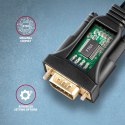 ADS-1PQN Adapter USB 2.0 > RS-232 Port szeregowy, 1,5m kabel, chip FTDI