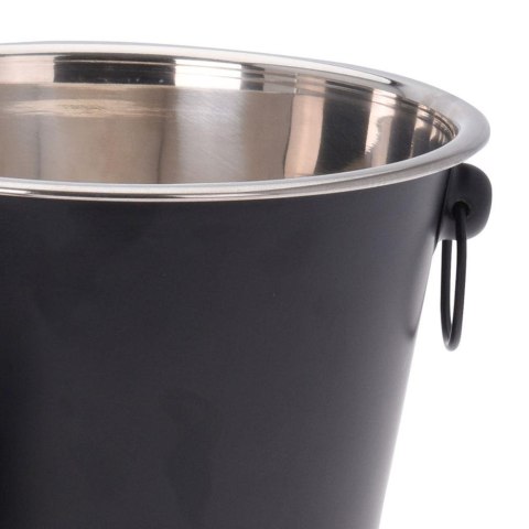 Zestaw barmański w kolorze czarnym 4 el.Zestaw akcesoriów barmańskich do przyrządzania drinków wykonany ze stali nierdzewnej, w 