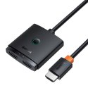 Adapter HDMI Baseus 2w1 z kablem 1m (czarny)