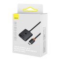 Adapter HDMI Baseus 2w1 z kablem 1m (czarny)