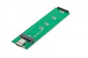 Obudowa zewnętrzna USB Typ C na dysk SSD M2 (NGFF) SATA III, 80/60/42/30mm, aluminiowa