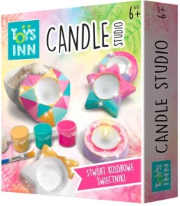 Zestaw kreatywny Candles Studio gipsowe świeczniki