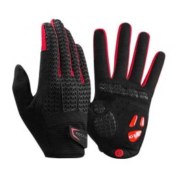 Rękawiczki rowerowe Rockbros rozmiar: L S169-1BR (czarno-czerwone)