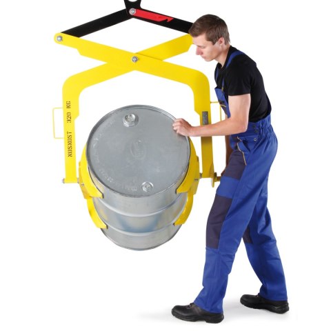 Podnośnik uchwyt do bezpiecznego podnoszenia i przewożenia beczek 200L