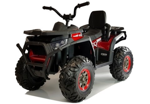 Quad na Akumulator XMX607 Światła LED MP3 Czerwony Lakier