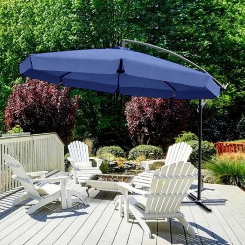 Parasol ogrodowy 350x250 cm GB377NB Granatowy