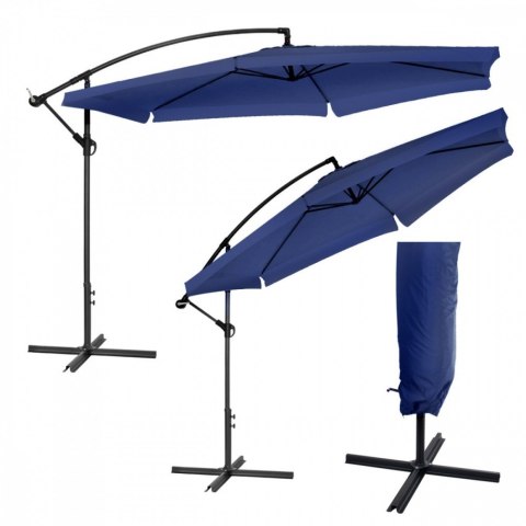Parasol ogrodowy 350x250 cm GB377NB Granatowy