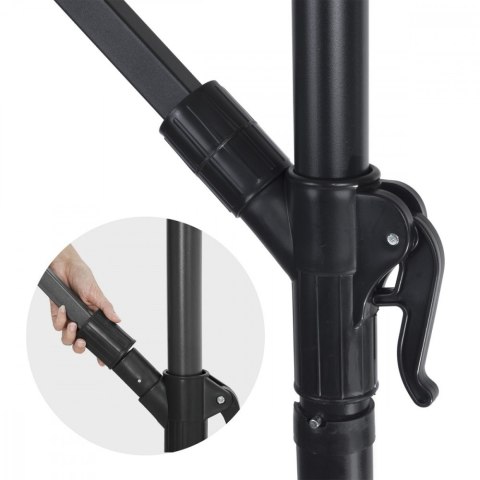 Parasol ogrodowy 350x250 cm GB377NB Granatowy