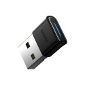 Mini adapter Bluetooth 5.0 USB odbiornik nadajnik do komputera czarny