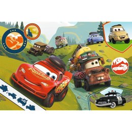 Puzzle 24 elementy Maxi Wesołe auta Disney Cars 3