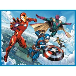 Puzzle 2w1 memos Bohaterowie w akcji, Avengers