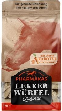 KERBL Smakołyki dla konia Lekkerwurfel, marchewka 1kg [05-9153]