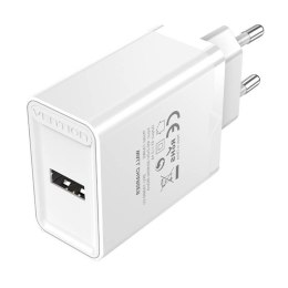 Ładowarka sieciowa USB-A Vention FAAW0-EU 12W 2.4A (biała)