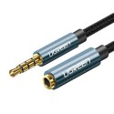 Przedłużacz audio AUX jack 3,5 mm UGREEN AV118, 0,5m (czarny)