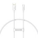 Kabel USB do USB-C Baseus Superior 100W 0.25m (biały)