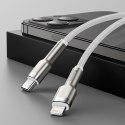 Kabel USB-C do Lightning Baseus Cafule, PD, 20W, 1m (biały)