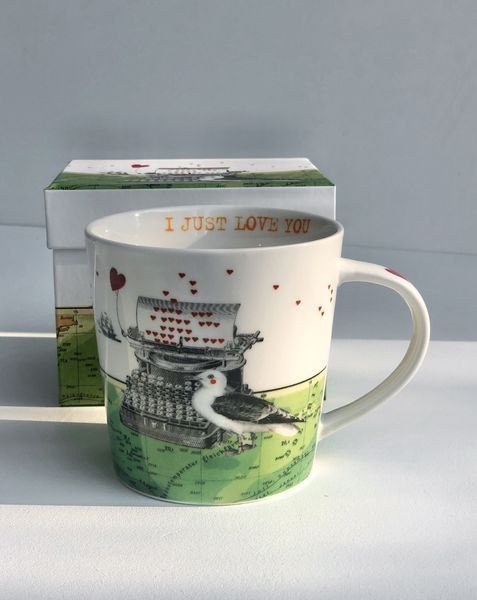 Love You Kubek Porcelanowy w Ozdobnym Pudełku 350