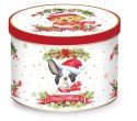 Pies w Czapce Kubek Porcelanowy w Ozdobnej Puszce 350 ml