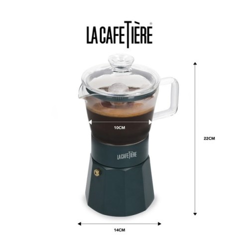 La Cafetiere Szklana Kawiarka Verona Zielona, 290 ml