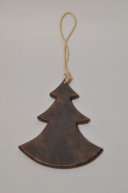 Zawieszka Retro Drewniana Choinka