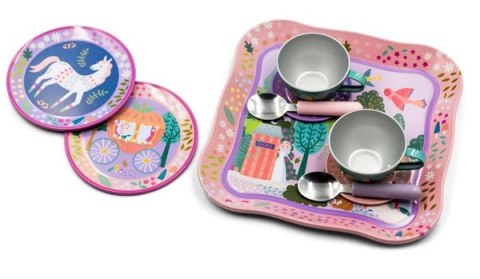 Bajkowy Świat Zestaw do Herbaty z Grającym Czajniczkiem 11 elementów