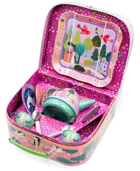 Bajkowy Świat Zestaw do Herbaty z Grającym Czajniczkiem 11 elementów