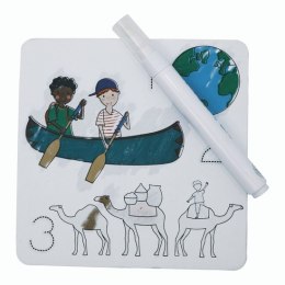 Karty wodne z pisakiem - Jeden Świat