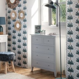 Komoda Charme White Solidna i wytrzymała konstrukcja, posiada pięć szuflad, idealna jako wyposażenie salonu, sypialni, przedpoko