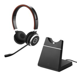 Słuchawki bezprzewodowe JABRA Evolve 65 SE Link 380a MS Stereo Stand (Czarny)
