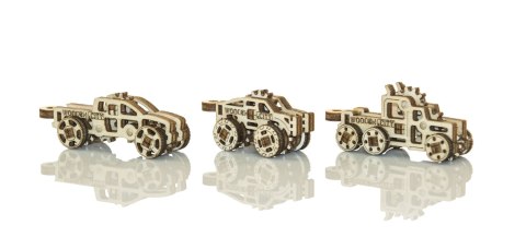 Drewniane Puzzle 3D - Ciężarówki