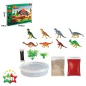 Scena 3D dinozaury DIY