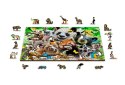Drewniane Puzzle z figurkami - Wesołe Selfie-Misie rozm. XL, 1010 elementów