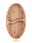 Półmisek dzielony bambusowy BRILLANTE Bamboo 24 x 13,5 x 4 cm