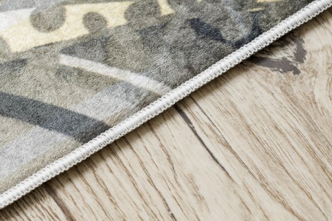 Dywan ARLEN ABSTRACT1 kolor biały styl abstrakcyjny 160x220 Hakano - RUG/LU/ARLEN/ABSTRACT1/WHITE+YELLOW/160x220