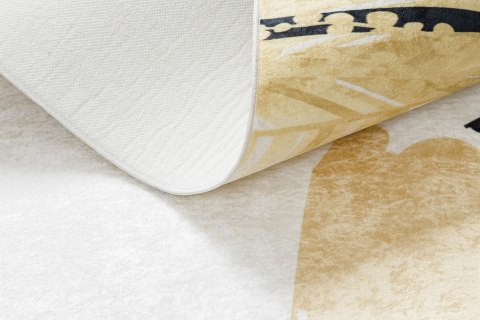 Dywan ARLEN ABSTRACT1 kolor biały styl abstrakcyjny 160x220 Hakano - RUG/LU/ARLEN/ABSTRACT1/WHITE+YELLOW/160x220